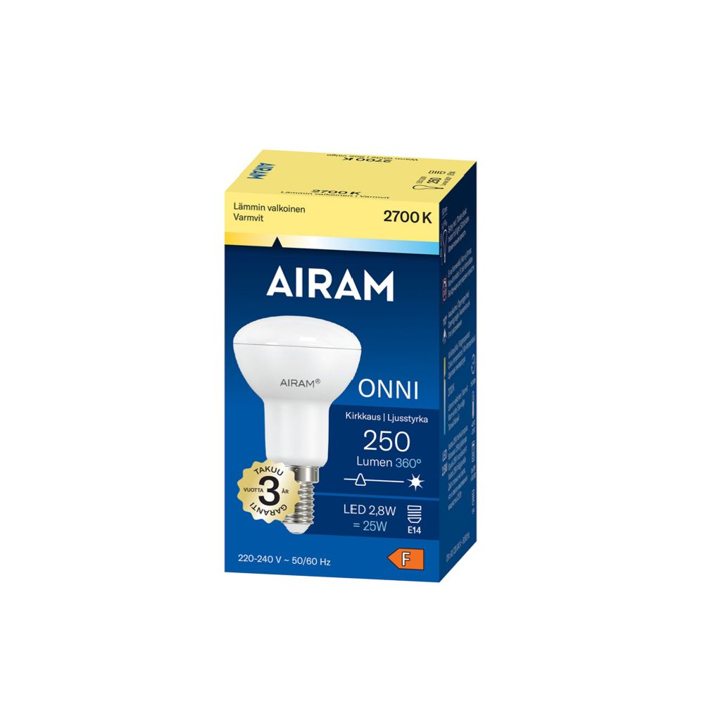 Airam LED-spotlight E14 2,8 W 2700 K 250 lm