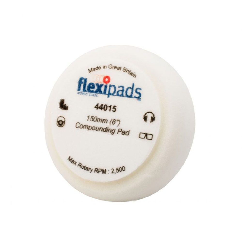 Flexipads kiillotussieni valkoinen erittäin kova ø150 x 50 mm