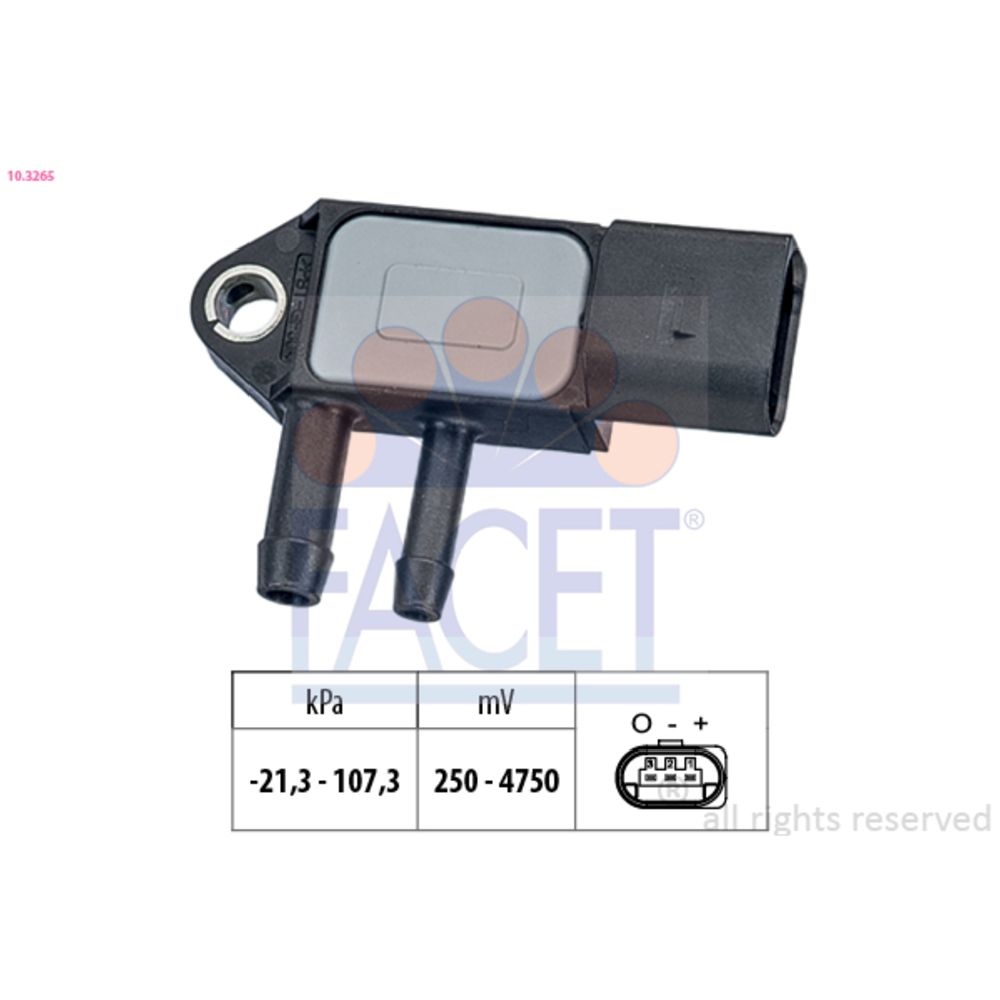Sensor, avgastryck 28-1595