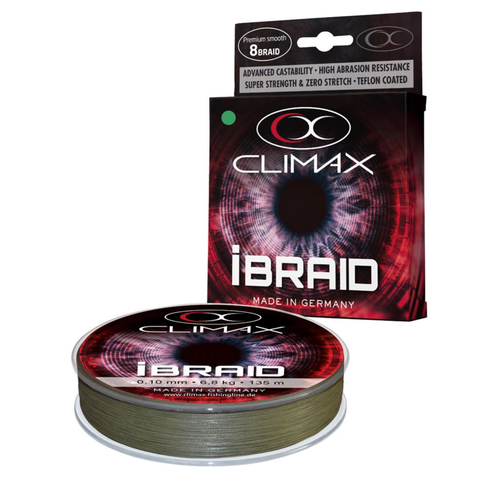 Climax iBraid flätlina 135 m olive green