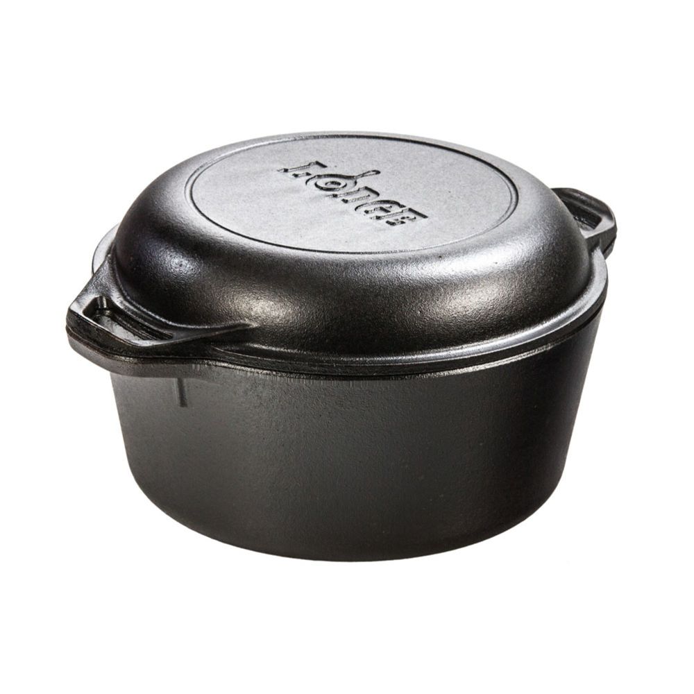 Lodge L8DD3 Double Dutch Oven malmist pada ja pann, 4,7 l