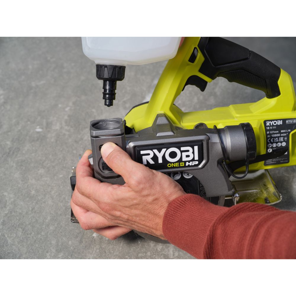 Ryobi ONE+ kakelsåg RTS18C-0 utan batteri
