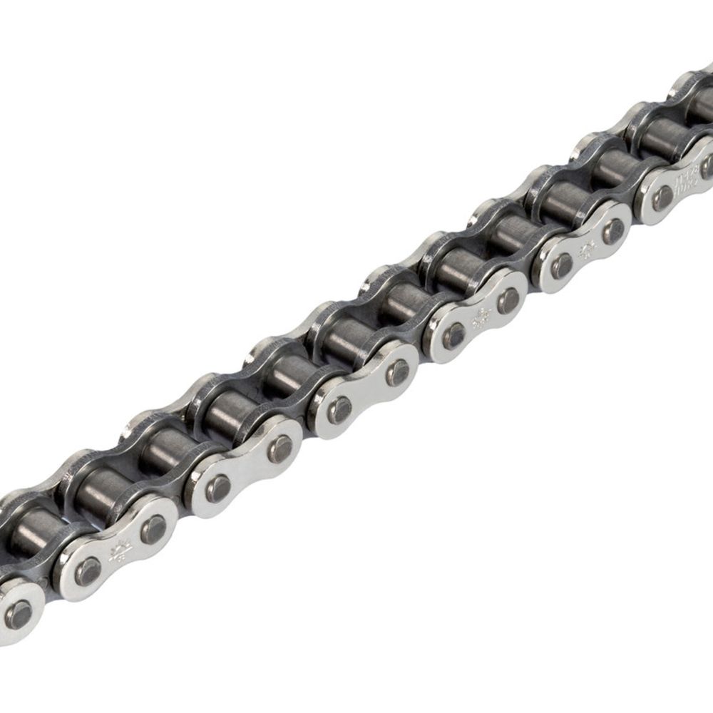 JT förstärkt 428-kedja 134 länkar nickel/svart