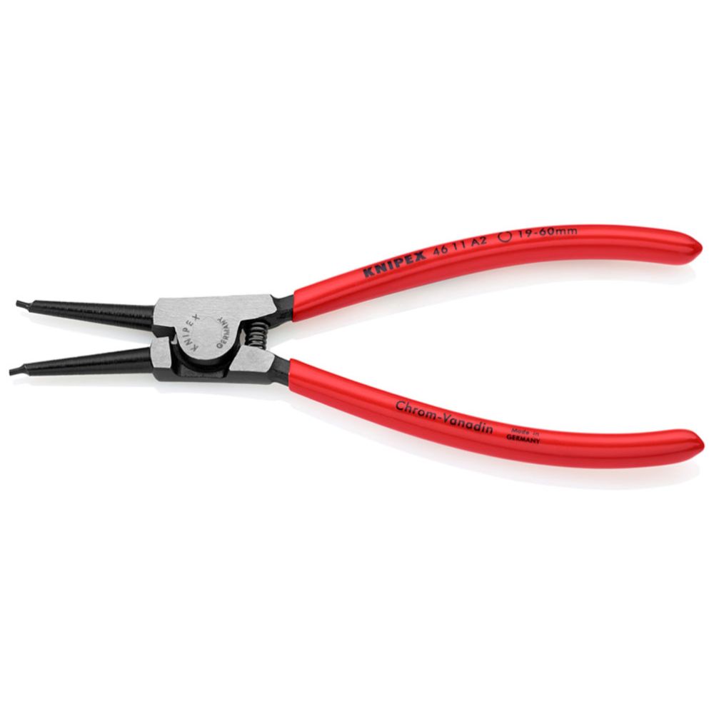 Knipex® 46 11 A2 lukustusrõngatangid sirged avavad 19-60 mm 180 mm