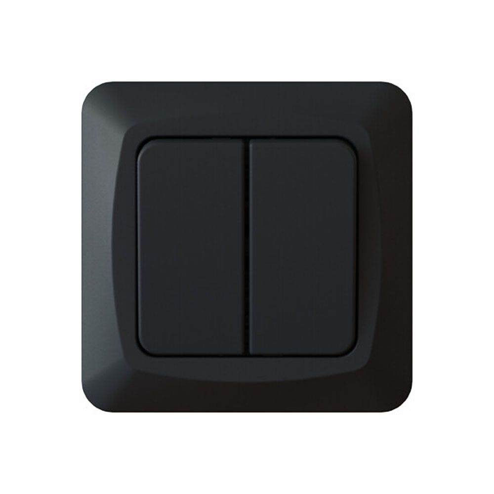 Harju Hiili lüliti, 5, süvistatav, IP20, must