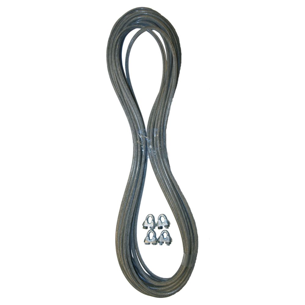 Arctic Marine plastkattega terastross, 15 m, 4/5 mm, 4 trossilukku