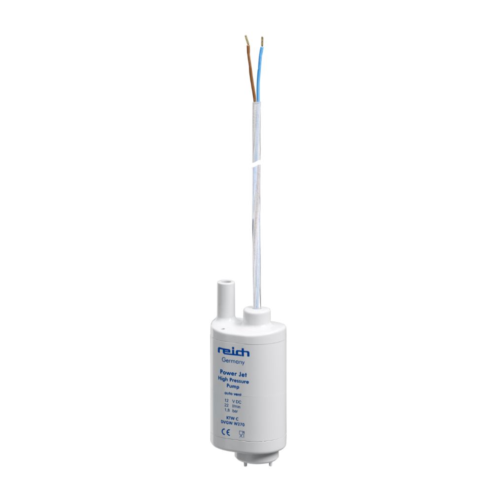 Reich Powerjet sukelpump, 12 V / 70 W, 22 l/min, 1,8 bar, puhtale veele