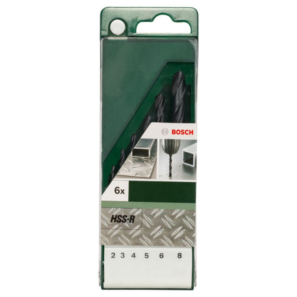 Bosch HSS R metallipuuride komplekt 2-8 mm 6 osa