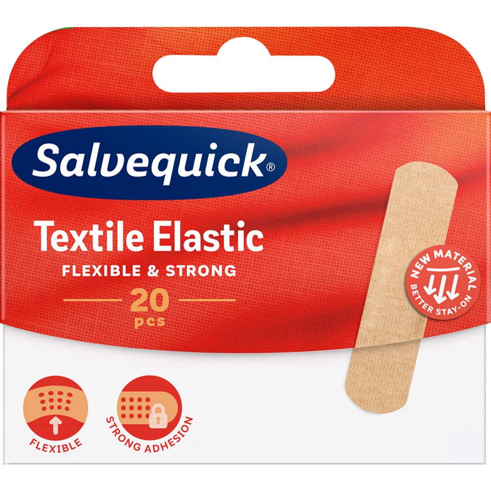 Salvequick Textile Elastic  kangaslaastari 20kpl
