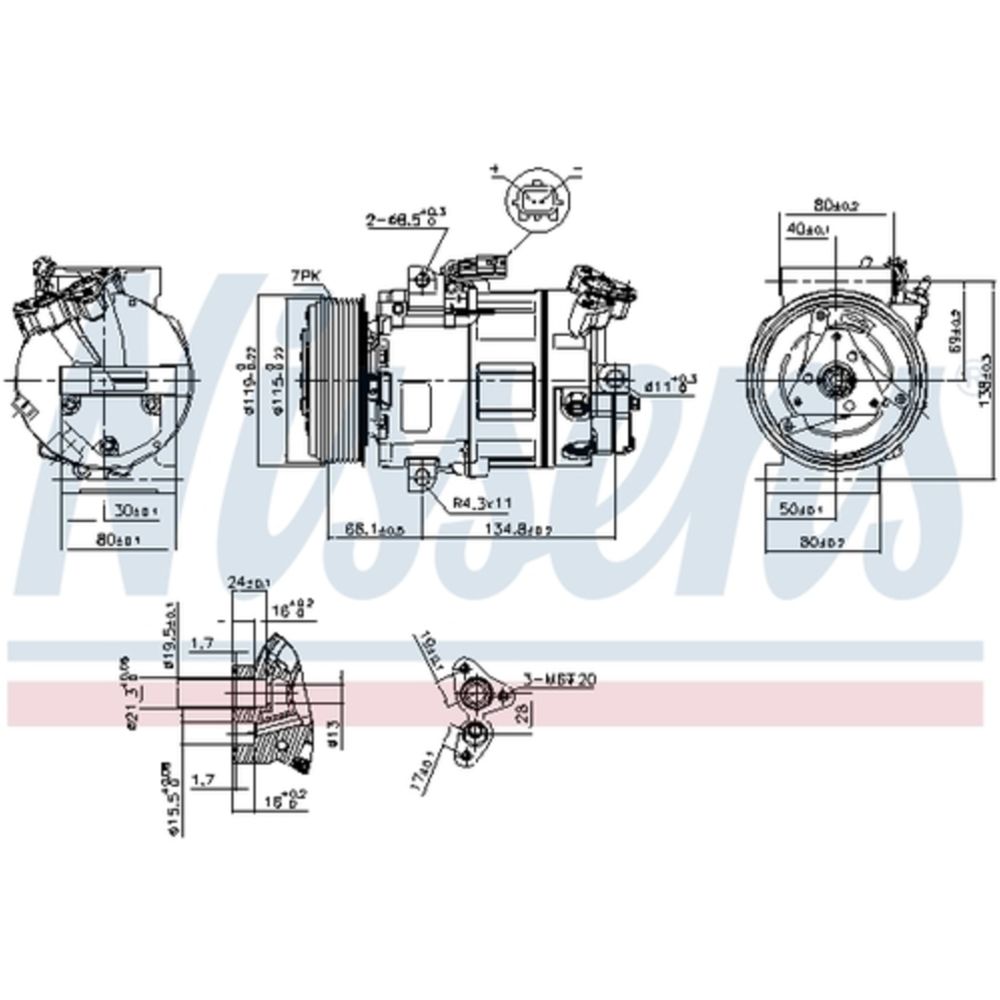 Ilmastointilaitteen kompressori 30-04415
