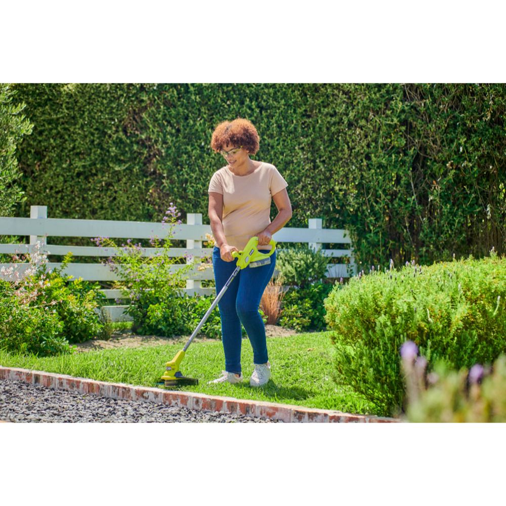 Ryobi ONE+ akutrimmer ja akutrel RY18LT23ADD2-120 (2,0 Ah)