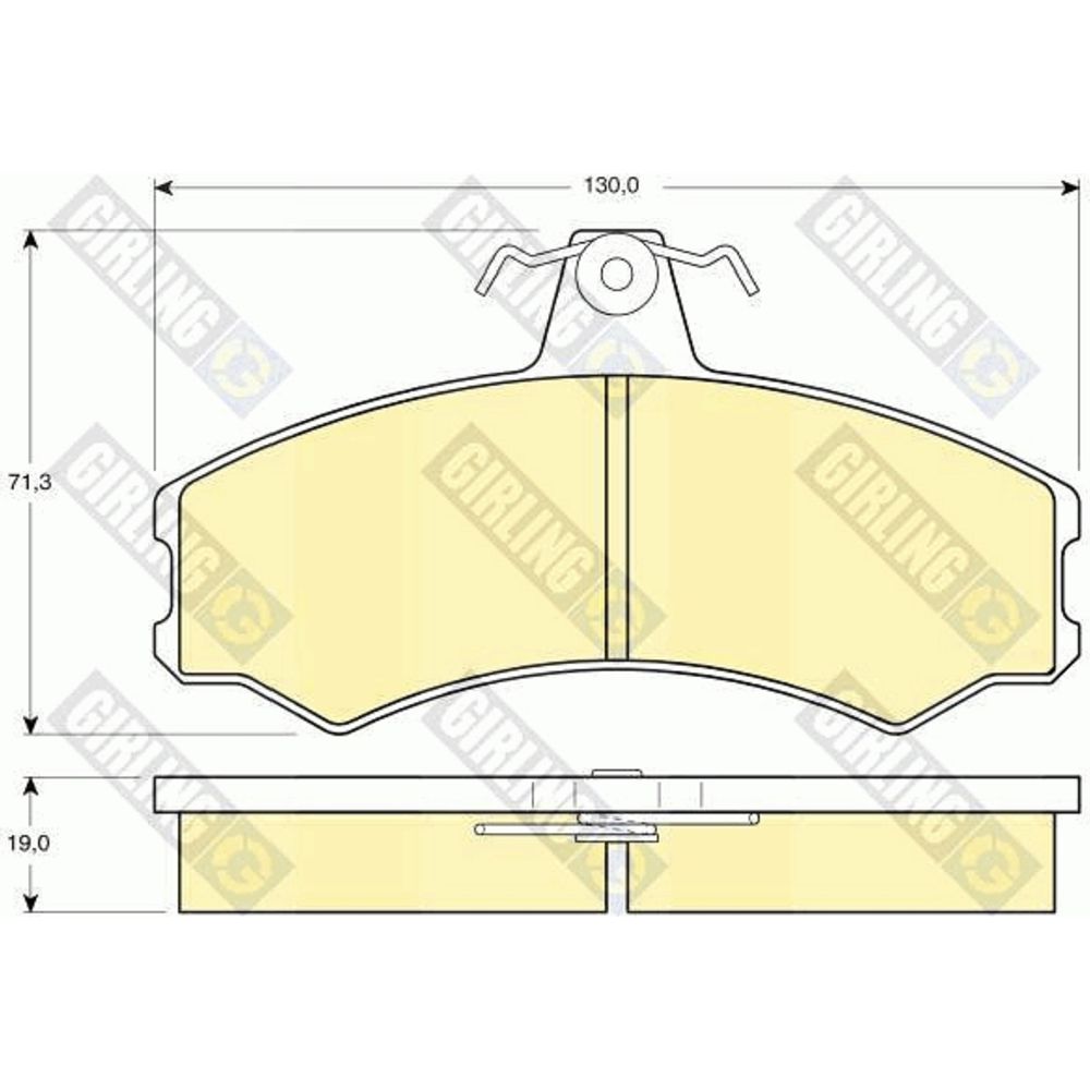 Piduriklotside komplekt 97-23003