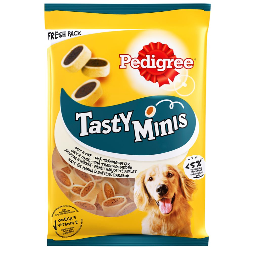 Pedigree Tasty Minis Cheesy Bites 140 g