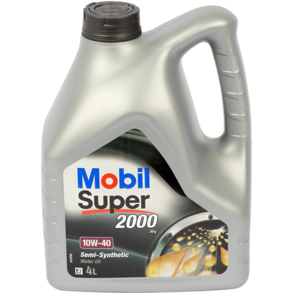 Mobil Super 2000 10W-40 delsyntetisk motorolja 4 l