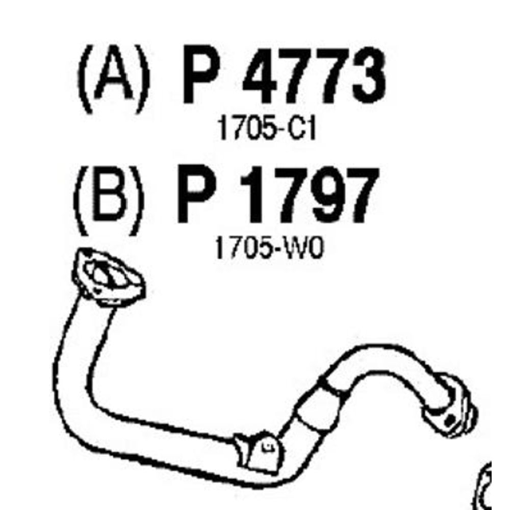 Avgasrör 14-4875