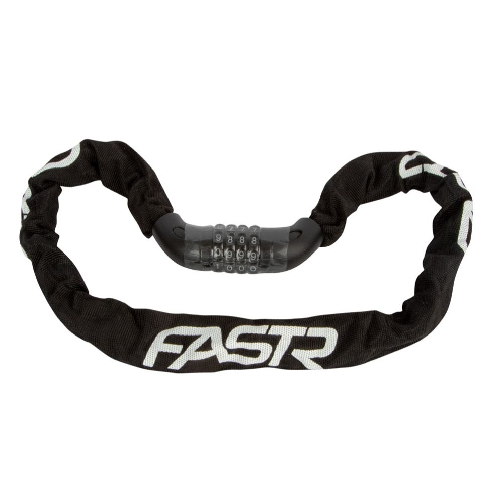 Fastr ketjulukko 6 x 900 mm numerokoodilla musta