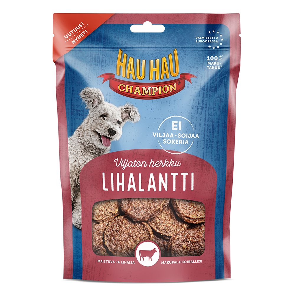 Hau-Hau Champion Viljaton herkku Lihalantti 90 g