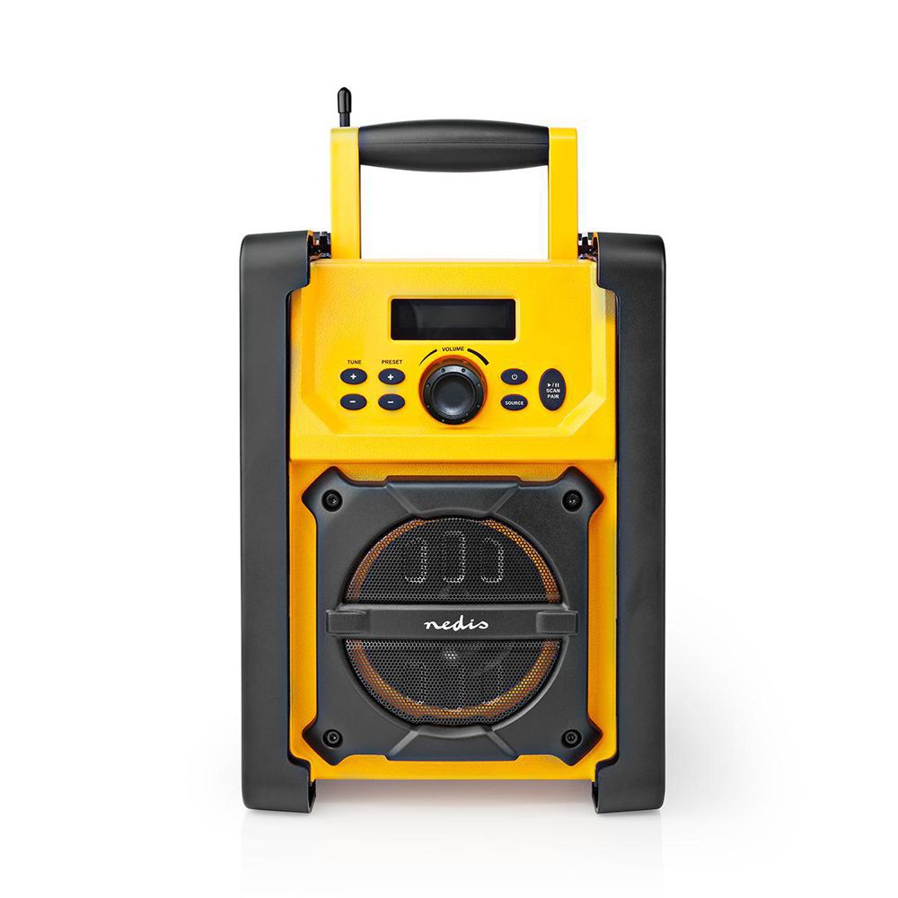 Nedis FM-työmaaradio digitaalinen Bluetooth