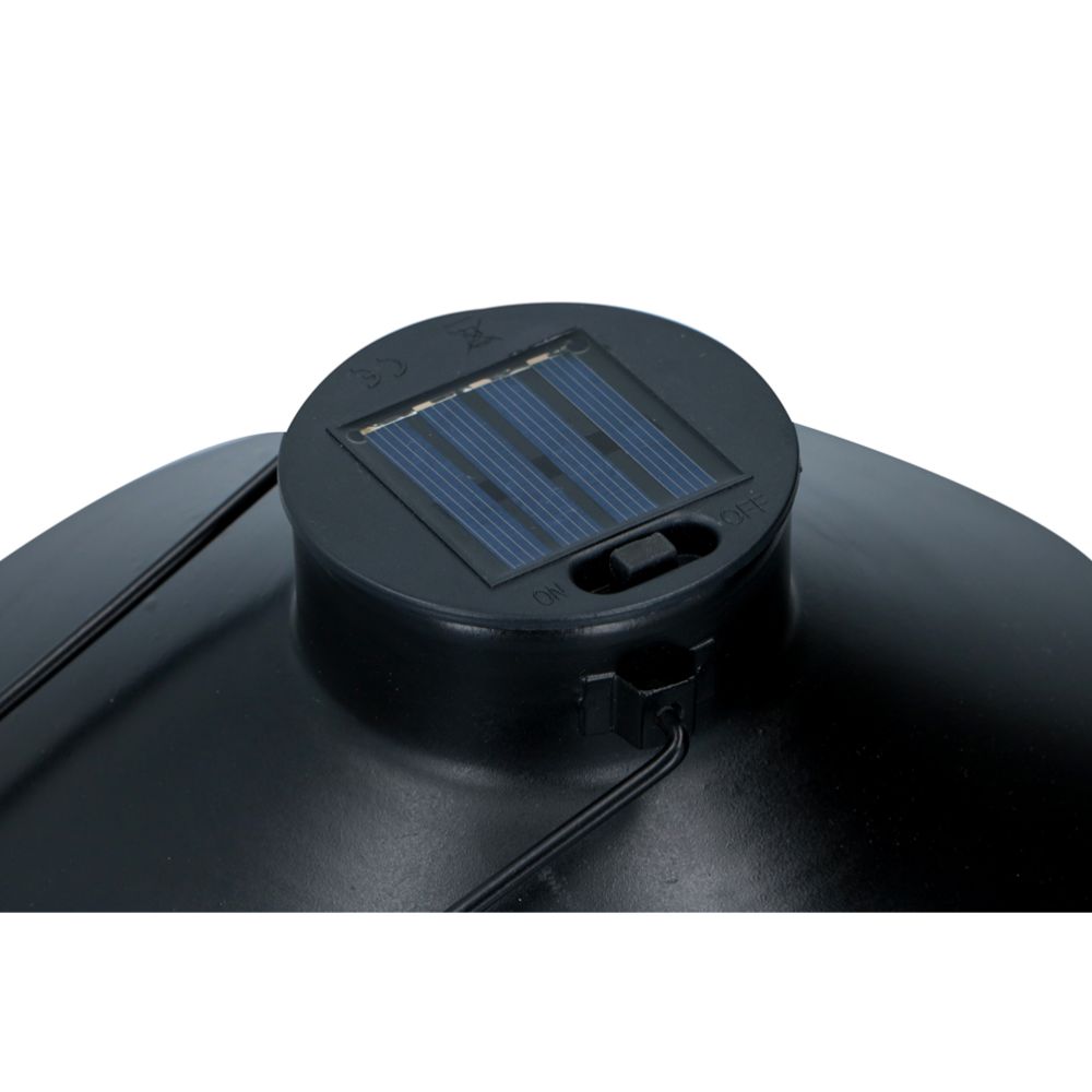 Grundig 2-in-1 solar trädgårdsbelysning svart