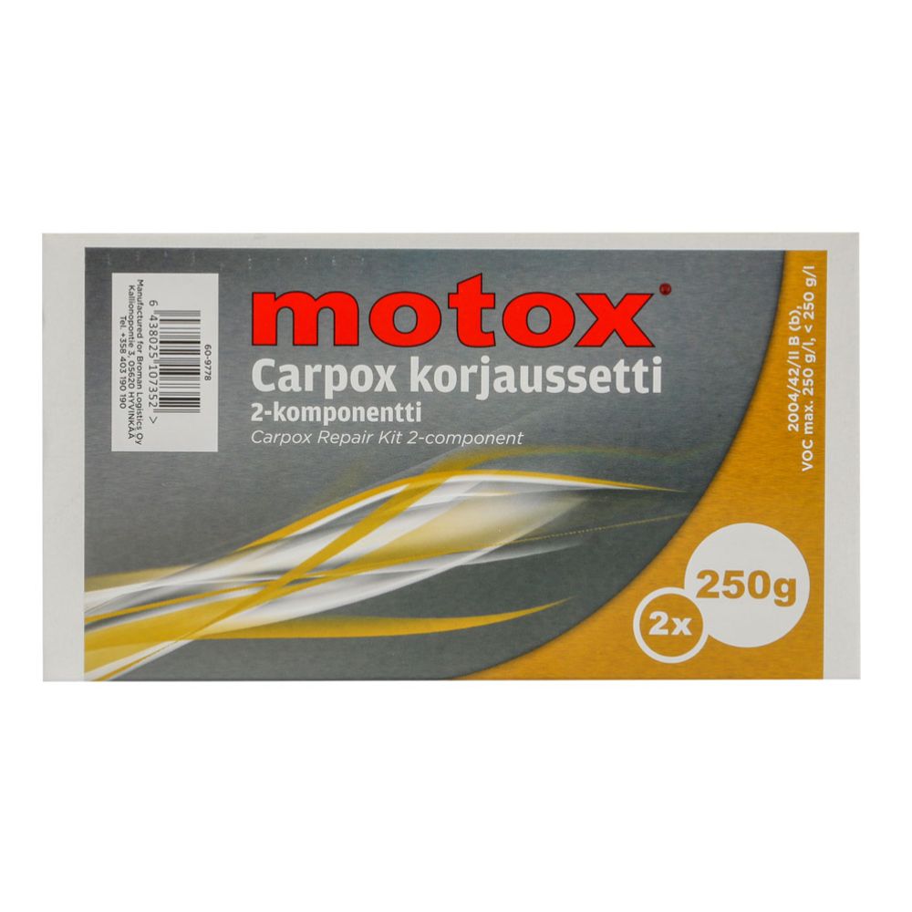 Motox Carpox 2-komponentne paranduskomplekt plastmassile 2 x 250