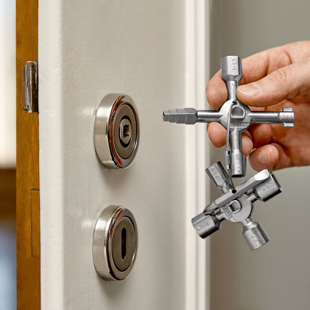 Knipex® 00 11 01 TwinKey elskåpsnyckel