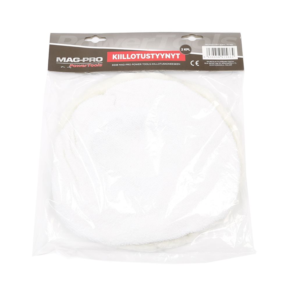Mag-Pro 110 W poleerimismasina varukettad, 2 tk