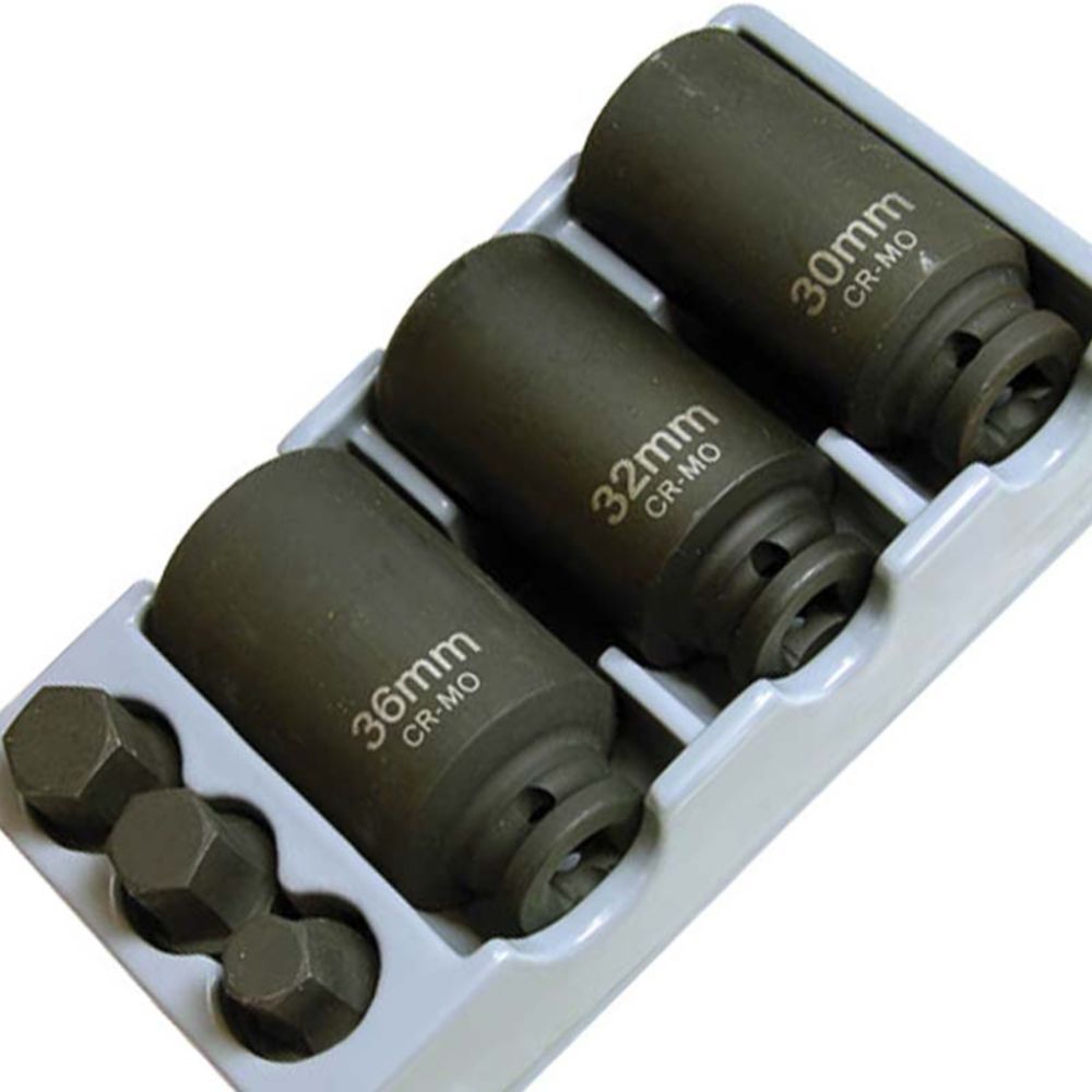 MTX Automotive eritugevusega padrunikomplekt, 12-nurksed, 30, 32 ja 36 mm