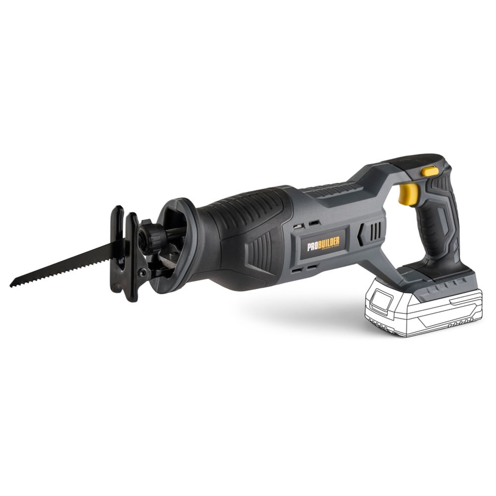 Probuilder tiigersaag, 18 V, ilma aku ja laadijata