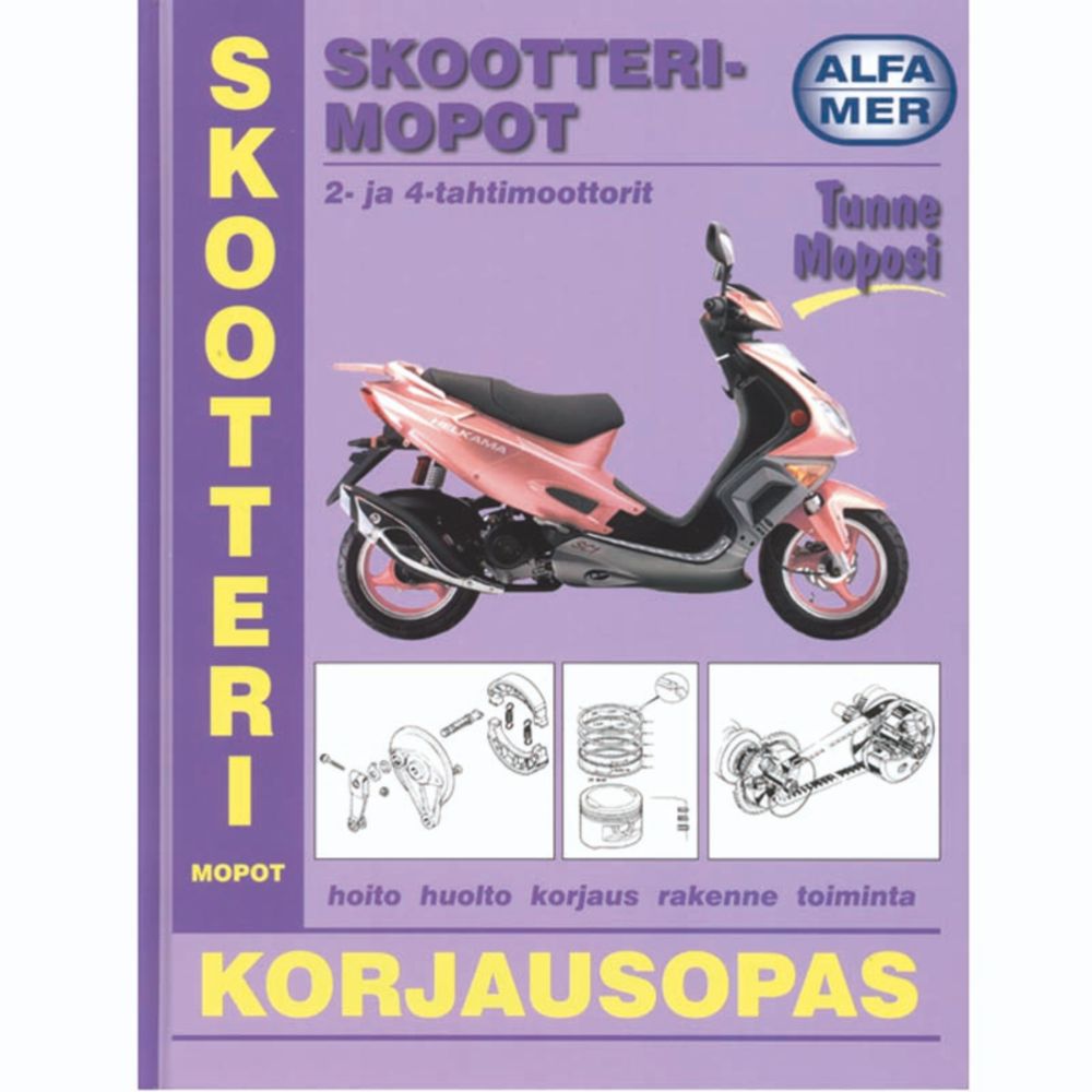 Korjausopas skootterimopot 93-
