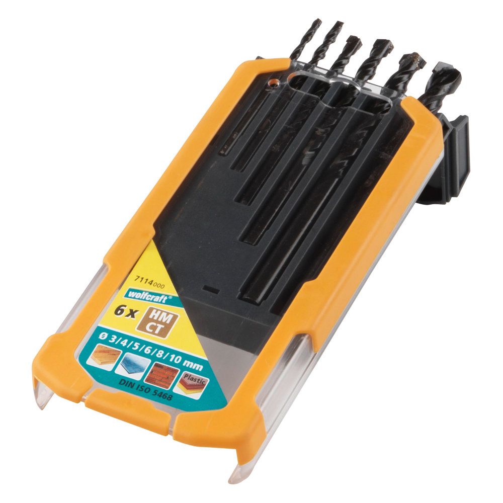 Wolfcraft® multiporanteräsarja 3,0 - 10 mm 6 osaa