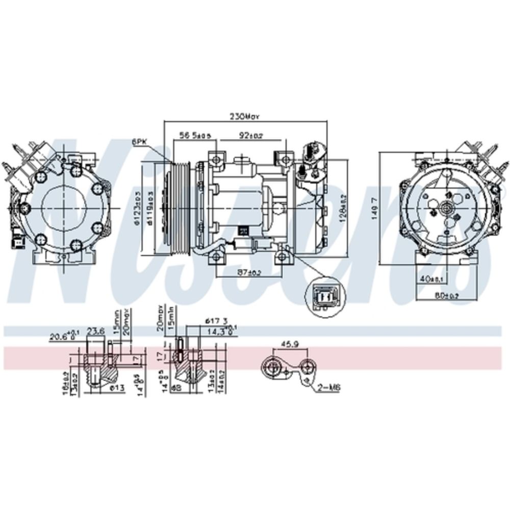 Ilmastointilaitteen kompressori 30-8131