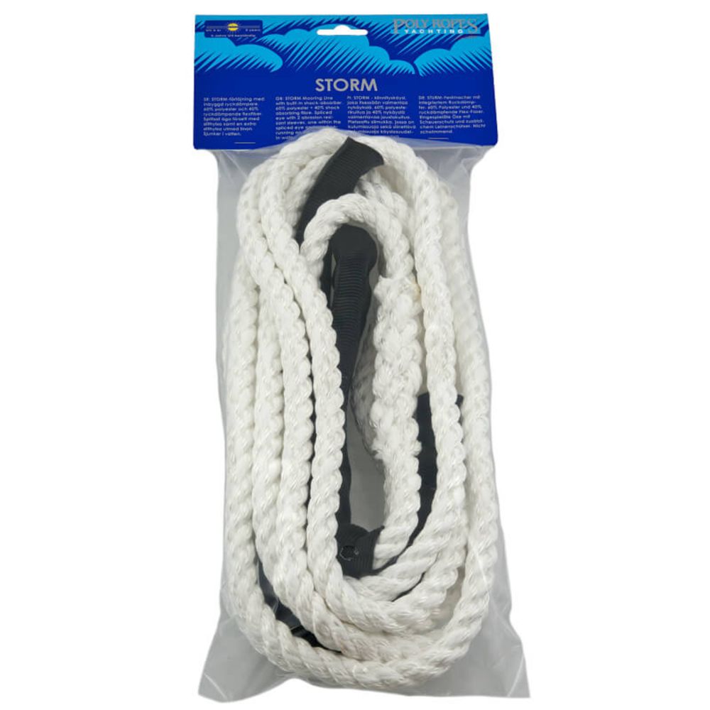 Poly Ropes Storm kinnitusots valge 10 m