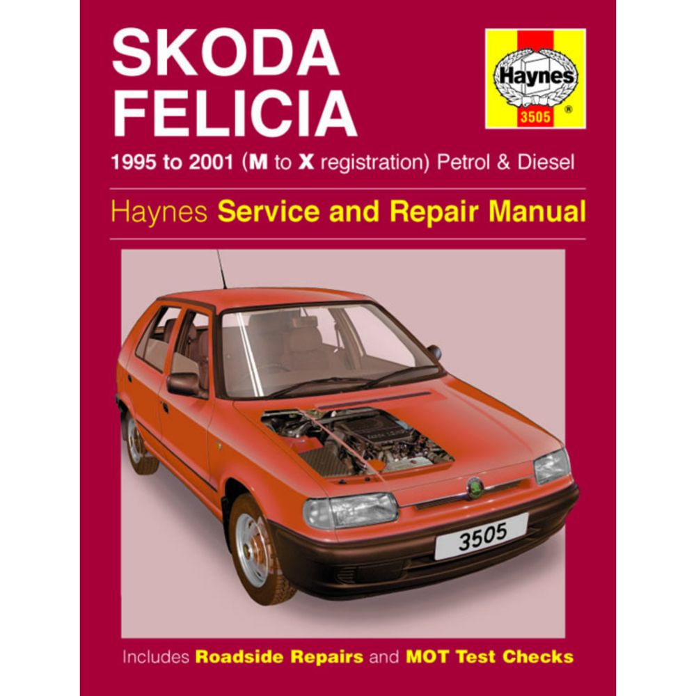 Korjausopas Skoda Felicia englanninkielinen