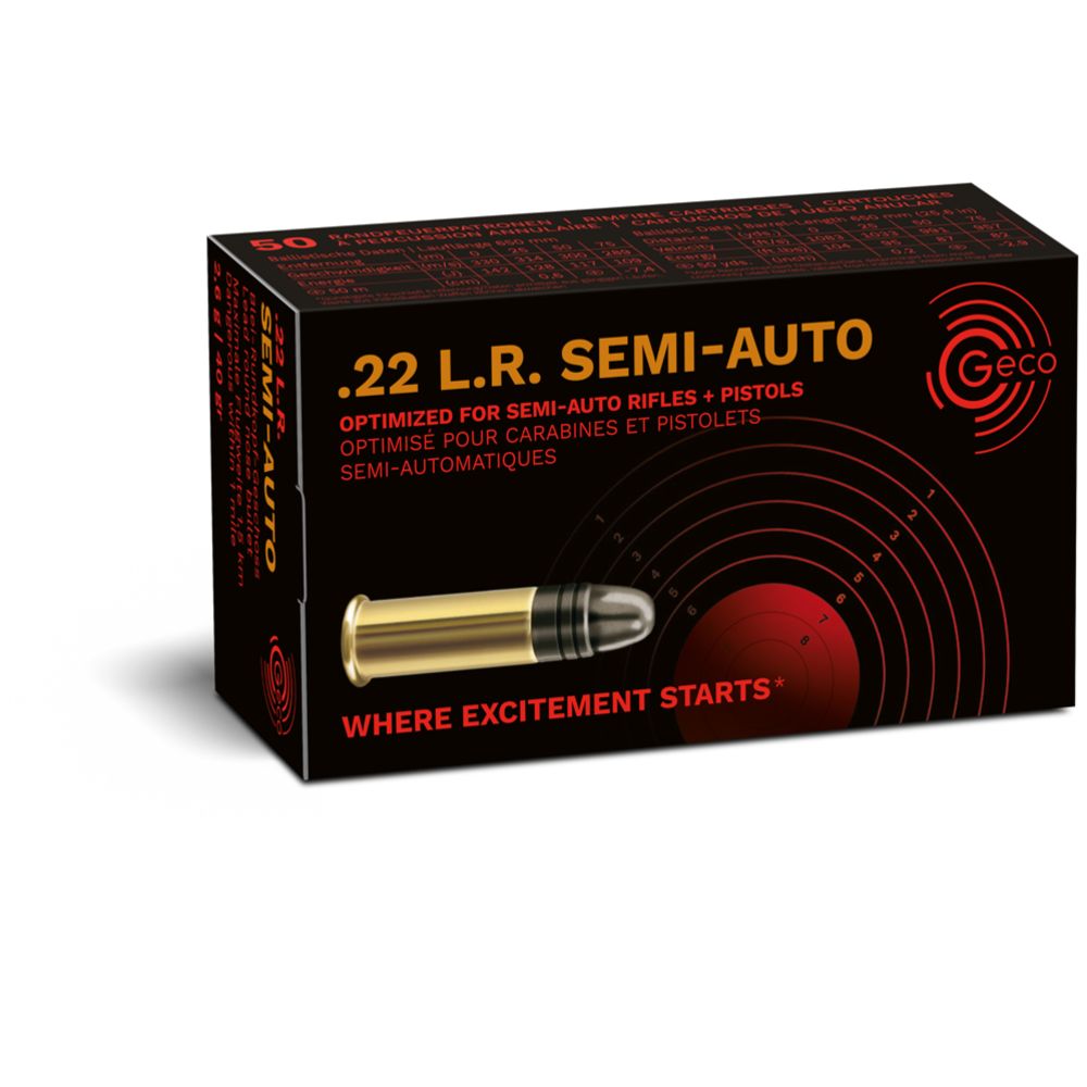 Geco Semi Auto RFC .22 LR 2,6g / 40gr 50 kpl