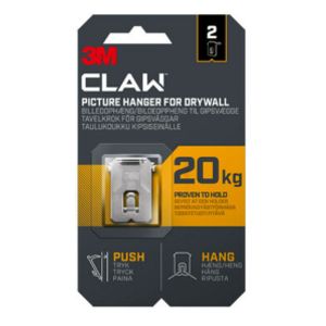 3M™ CLAW taulukoukku kipsilevylle 20 kg 2 kpl