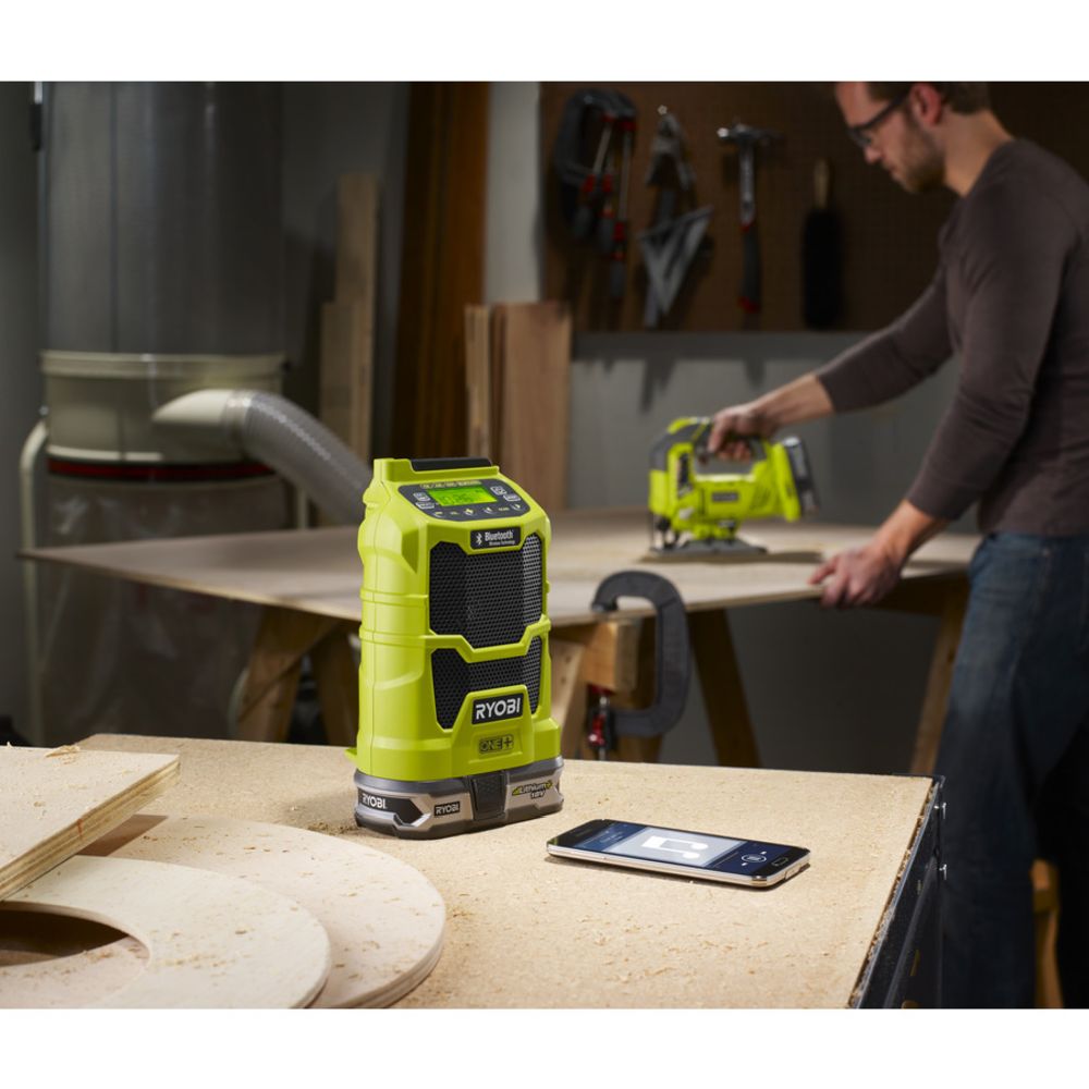 Ryobi ONE+ akkutyömaaradio Bluetooth R18R-0 runko