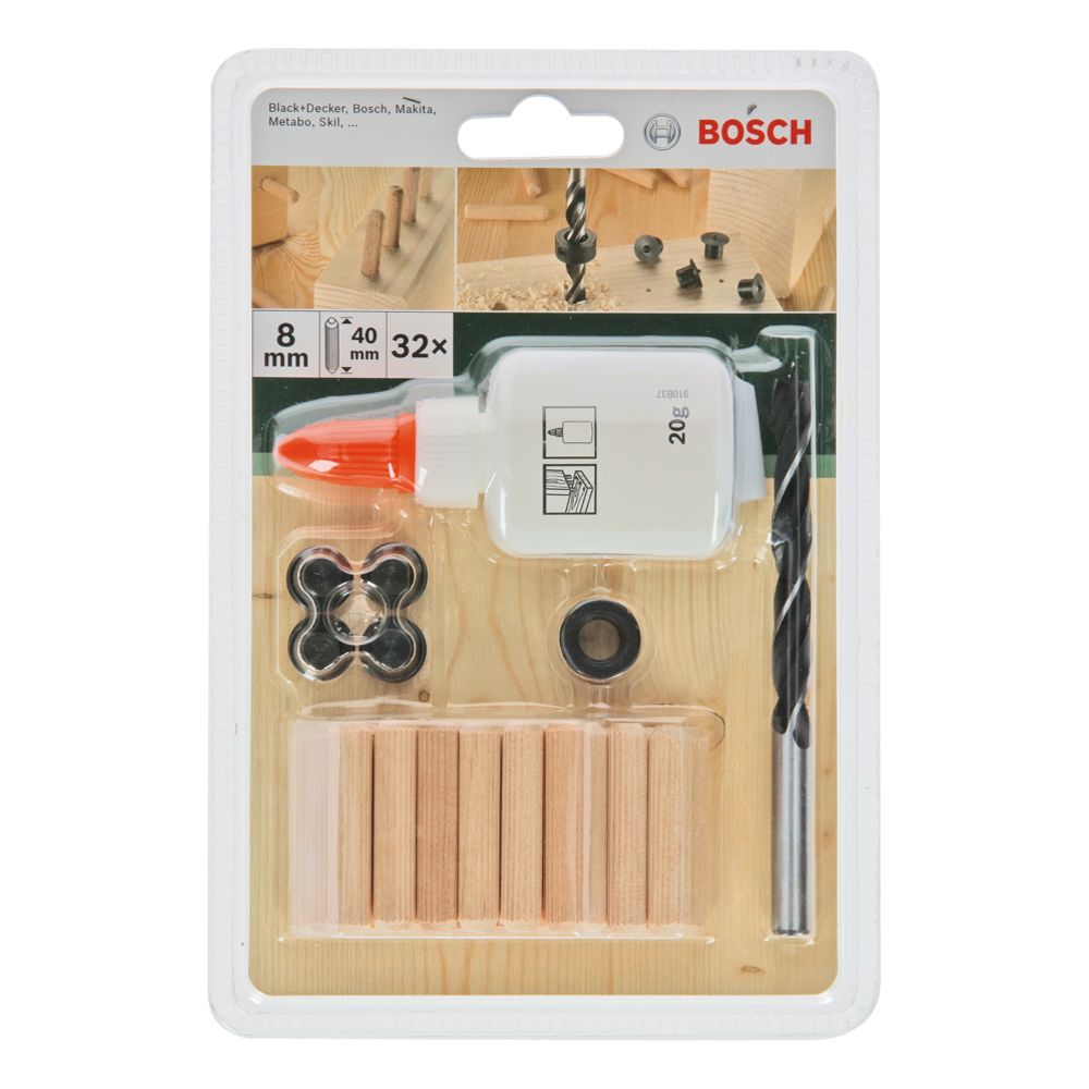 Boschi tüüblikomplekt 8 x 40 mm, 32 osa