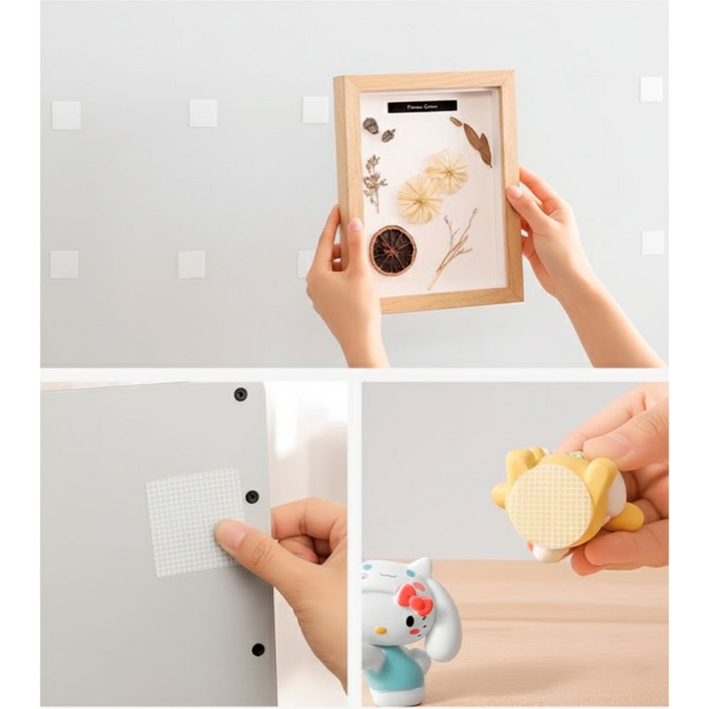 Mag-Pro kiinnitystarra neliö 36 kpl läpinäkyvä