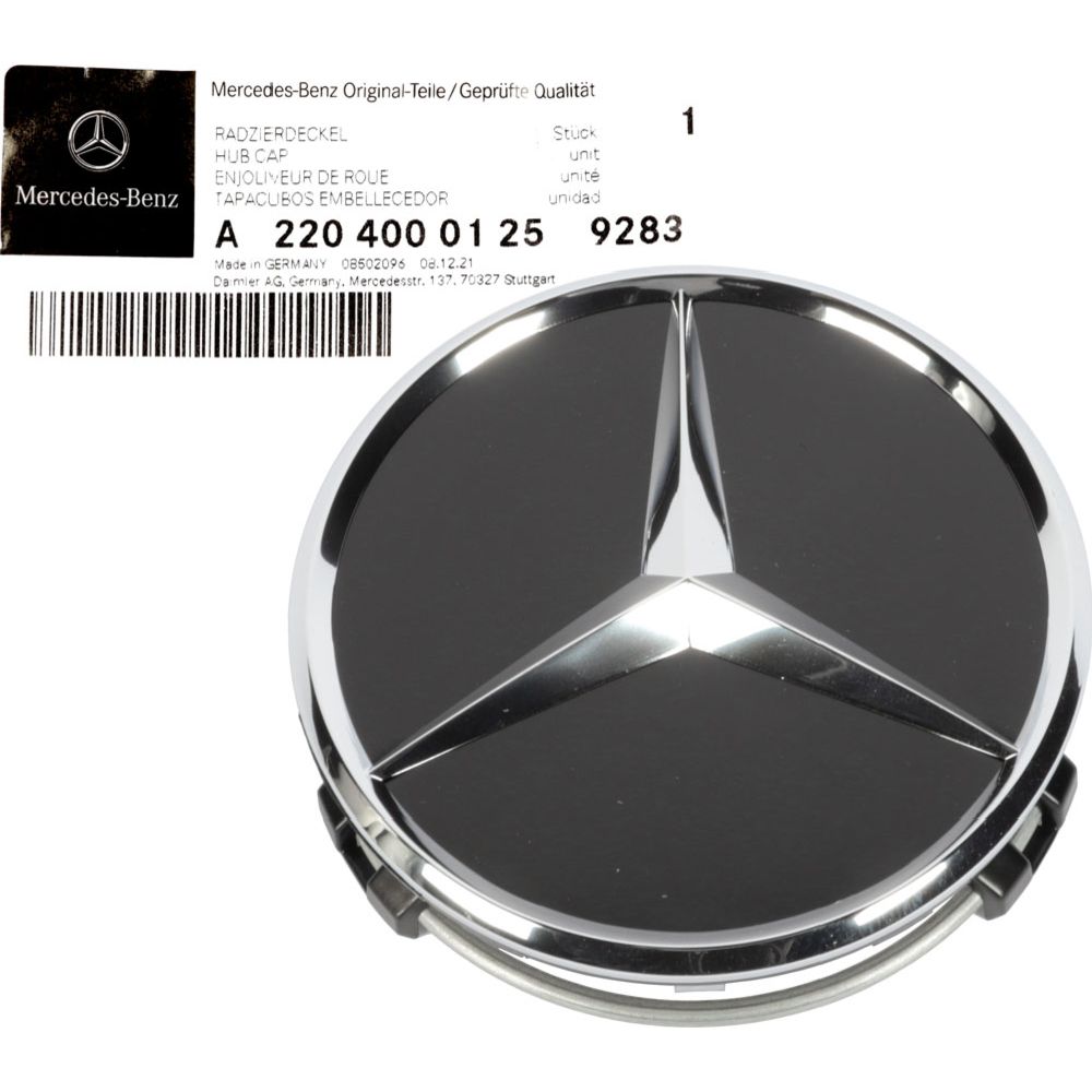 Mercedes centrumkåpa ø 75 mm OE-kvalitet