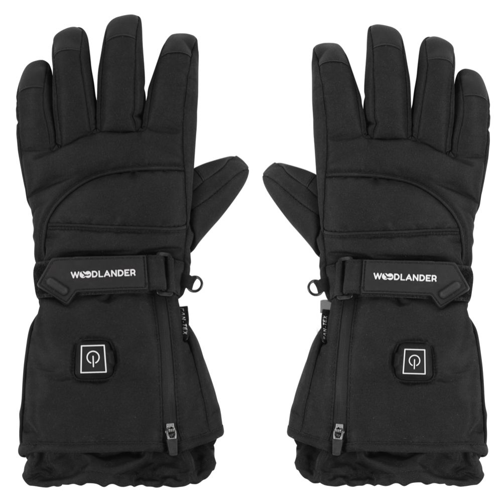 Woodlander lämpöhanskat USB-C musta