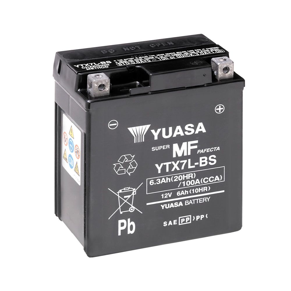 Yuasa MP-akku 12V 6Ah "YTX7L-BS"