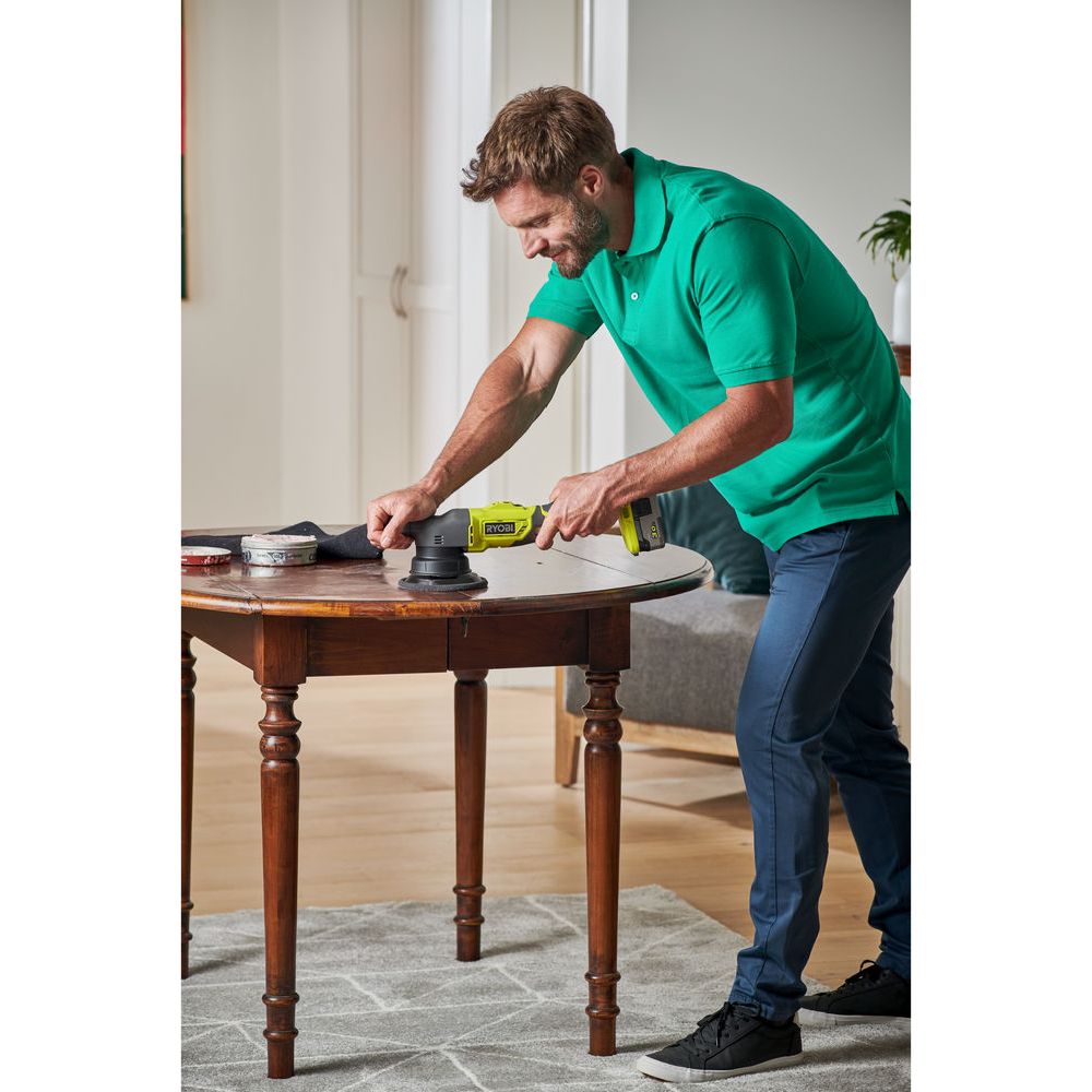Ryobi ONE+ epäkesko akkukiillotuskone 125 mm R18P-0 runko