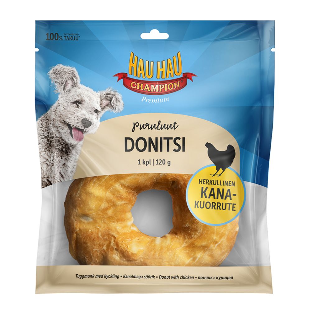 Hau-hau Champion sõõrik kanaga, 15 cm, 1 tk, 120 g