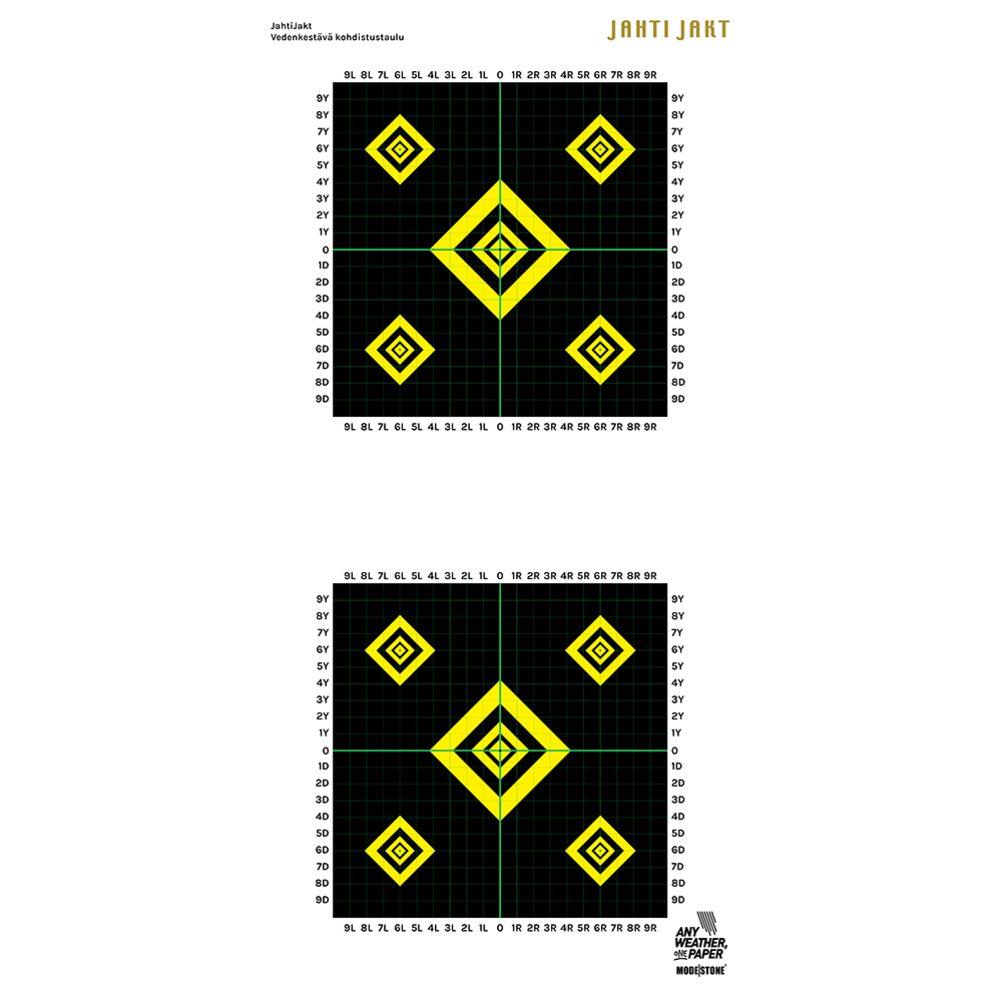 JahtiJakt veekindel joondamis-märklaud 60 x 30 cm 20 tk
