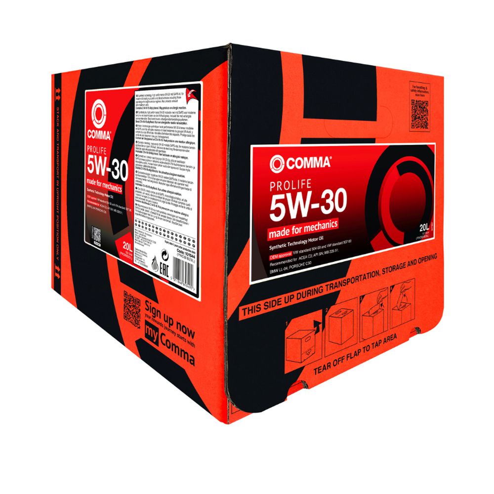 Comma Prolife 5W-30 VW 504 00/507 00 BIB 20 l moottoriöljy