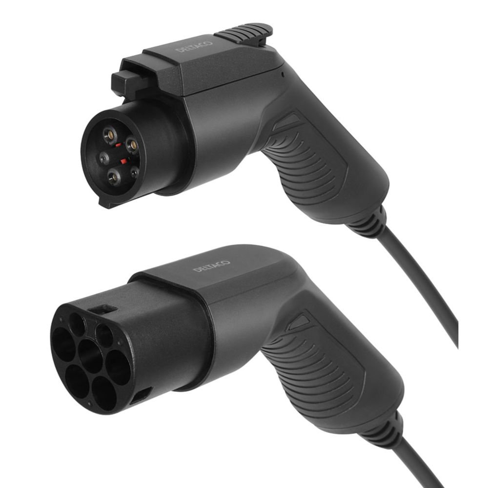 Deltaco e-Charge elektriauto laadimisjuhe, 3,6 kW, 5 m, Type 1