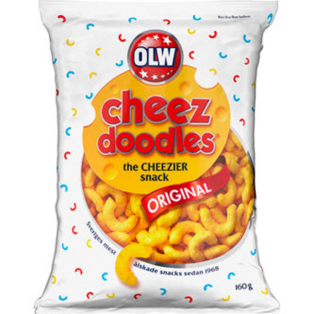 Olw cheez doodles 160 g