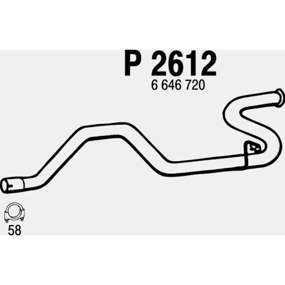 Avgasrör 14-2633
