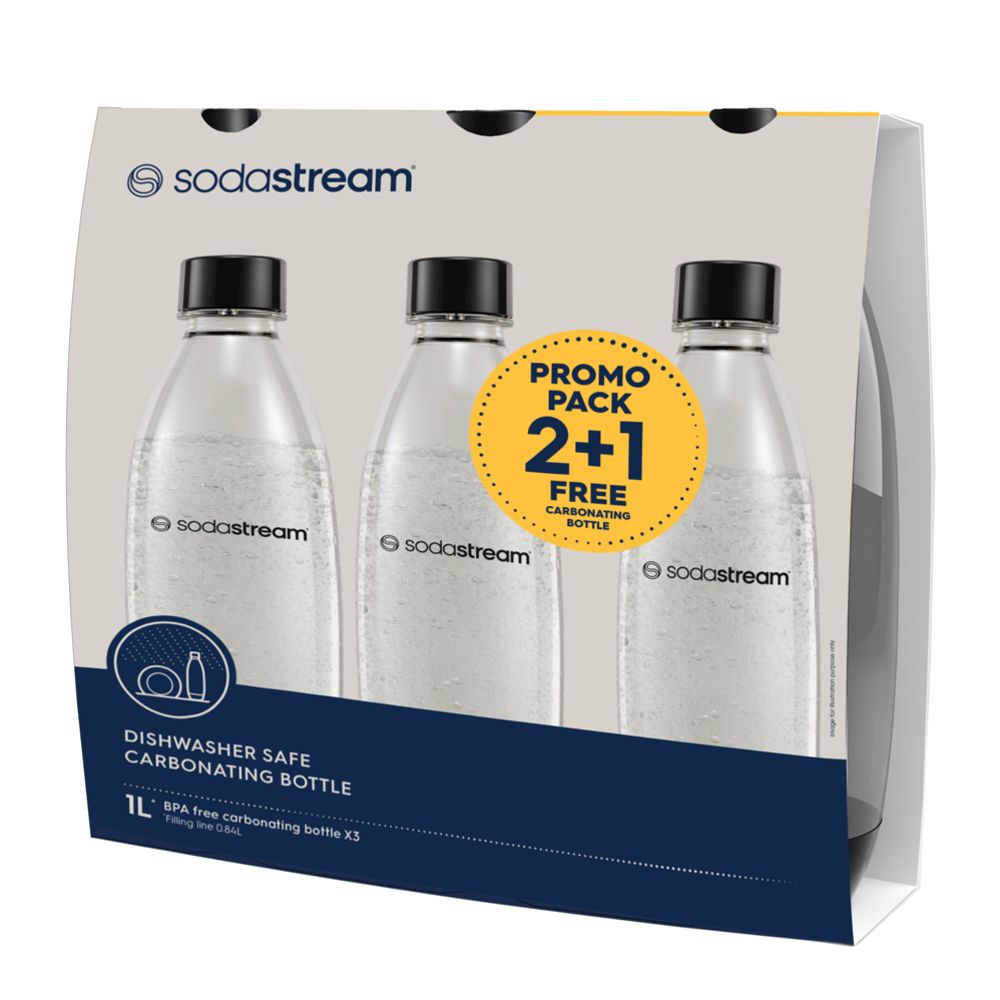 SodaStream TRIO Fuse DWS joogipudelid, 1 l