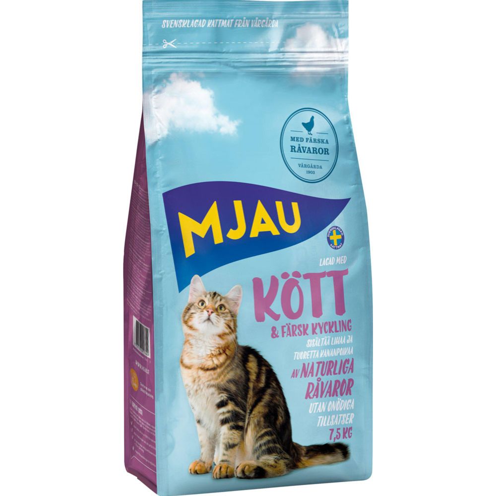 Mjau köttsmak 7,5 kg